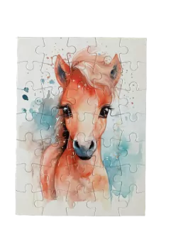 Puzzle hříbě